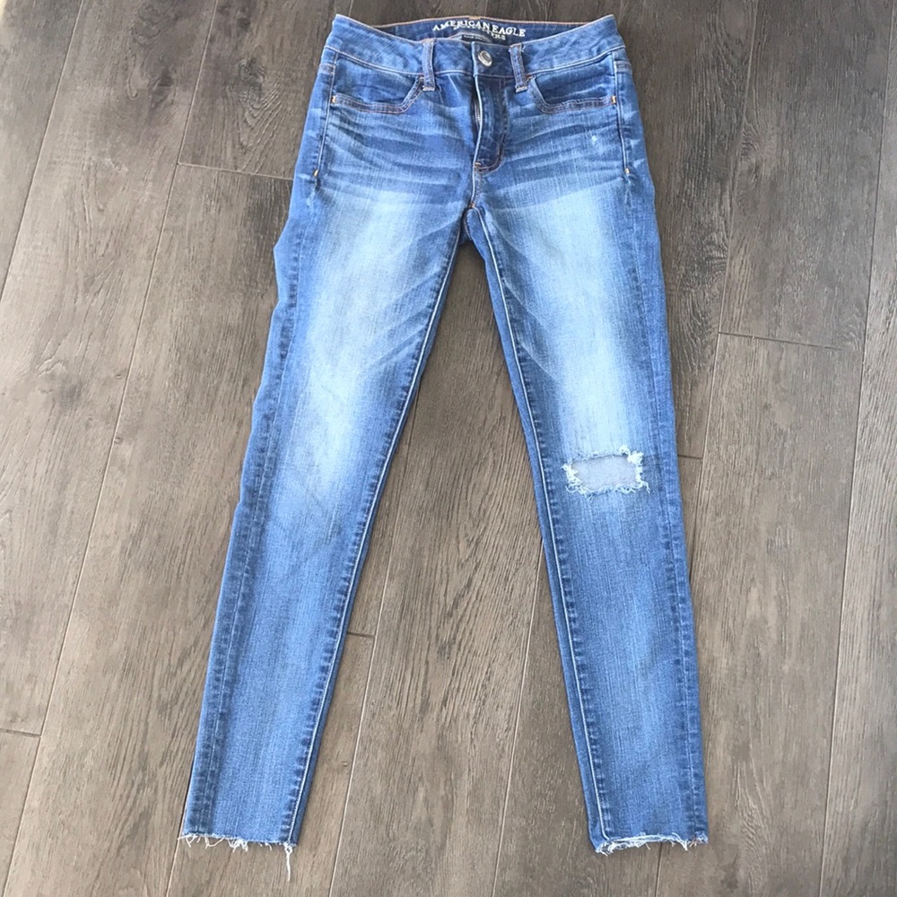 AE ankle skinny jeans
